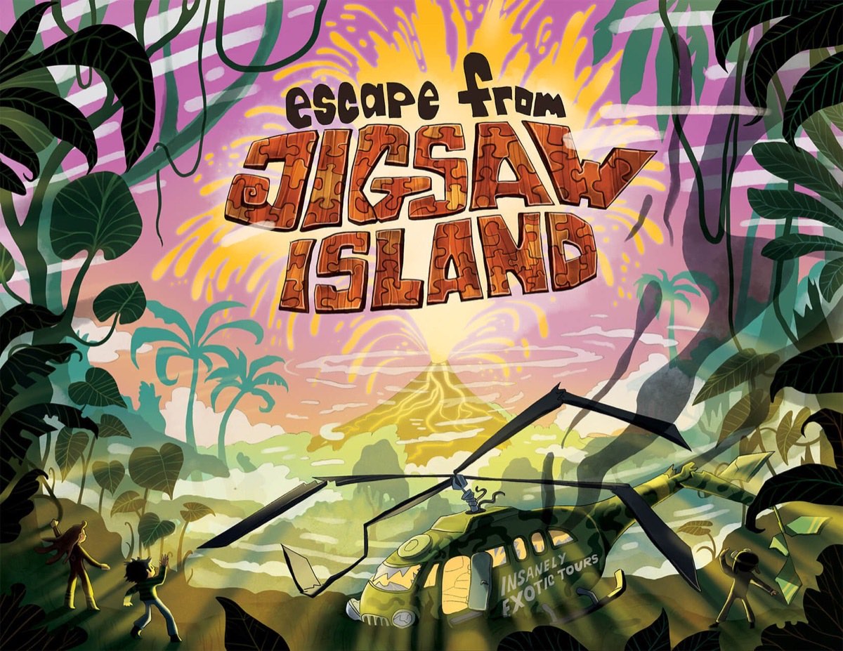 Escape from Jigsaw Island cover art