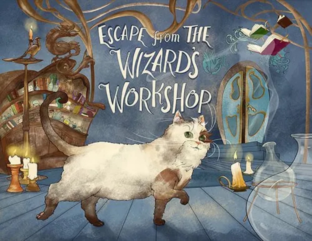 Escape From The Wizard's Workshop cover art
